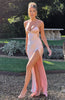 Jocelyn | Elegantes seidiges Satin Maxikleid