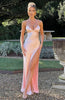 Jocelyn | Elegantes seidiges Satin Maxikleid