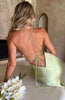 Jocelyn | Elegantes seidiges Satin Maxikleid