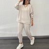 Isa | Elegantes Set aus Oberteil und Hose - Casual set - Aprikose / S