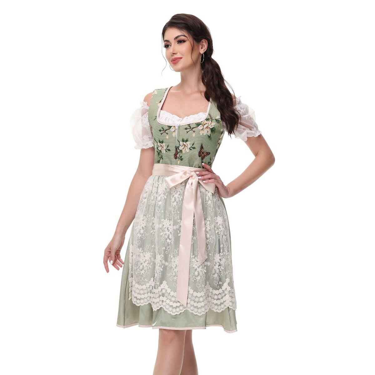 Traditionelles deutsches Damen-Dirndl Kostüm fürs Oktoberfest