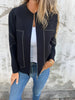 FRE™ | stylische Jacke - Schwarz / S