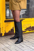 Talia | Kniehohe Damenstiefel - Braun / 35