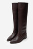 Talia | Kniehohe Damenstiefel - Braun / 35