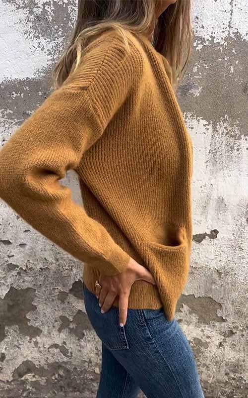 Mara | Reißverschluss-Strickjacke aus Baumwolle - Grau / S