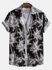 Bradly | Hemd mit Palmenprint und stylische Badeshorts