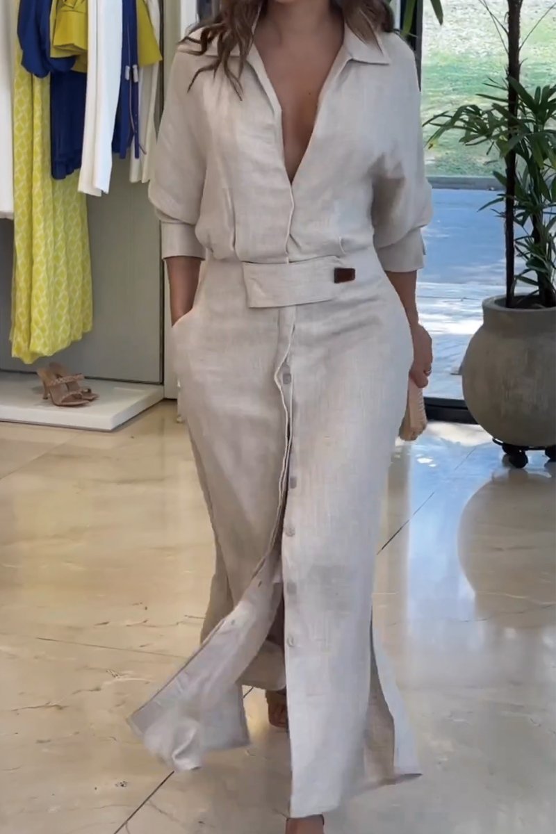 Jiana | Wickelkleid mit Kragen