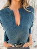 Lyra - V-Ausschnitt Top Med Long - Women Top - Dunkelgrau / S