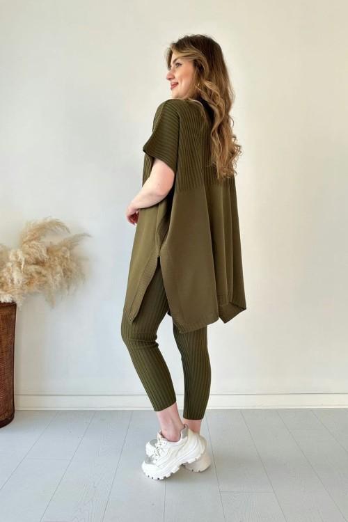 Tilda™ | Trendiges Strick-Ensemble - Dunkelblau / XS