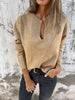 Lyra - V-Ausschnitt Top Med Long - Women Top - Dunkelgrau / S