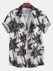 Bradly | Hemd mit Palmenprint und stylische Badeshorts