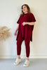 Tilda™ | Trendiges Strick-Ensemble - Rot / XS