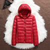 NordicBreeze™ - Wetterfeste Daunenjacke - Damenjacke - Rot / S