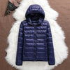 NordicBreeze™ - Wetterfeste Daunenjacke - Damenjacke - Marine Blau / S