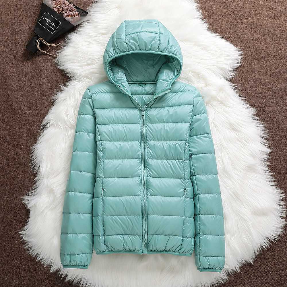 NordicBreeze™ - Wetterfeste Daunenjacke - Damenjacke - Türkis / S