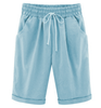 Alexandria | Lässige Übergrößen-Shorts mit elastischem Bund