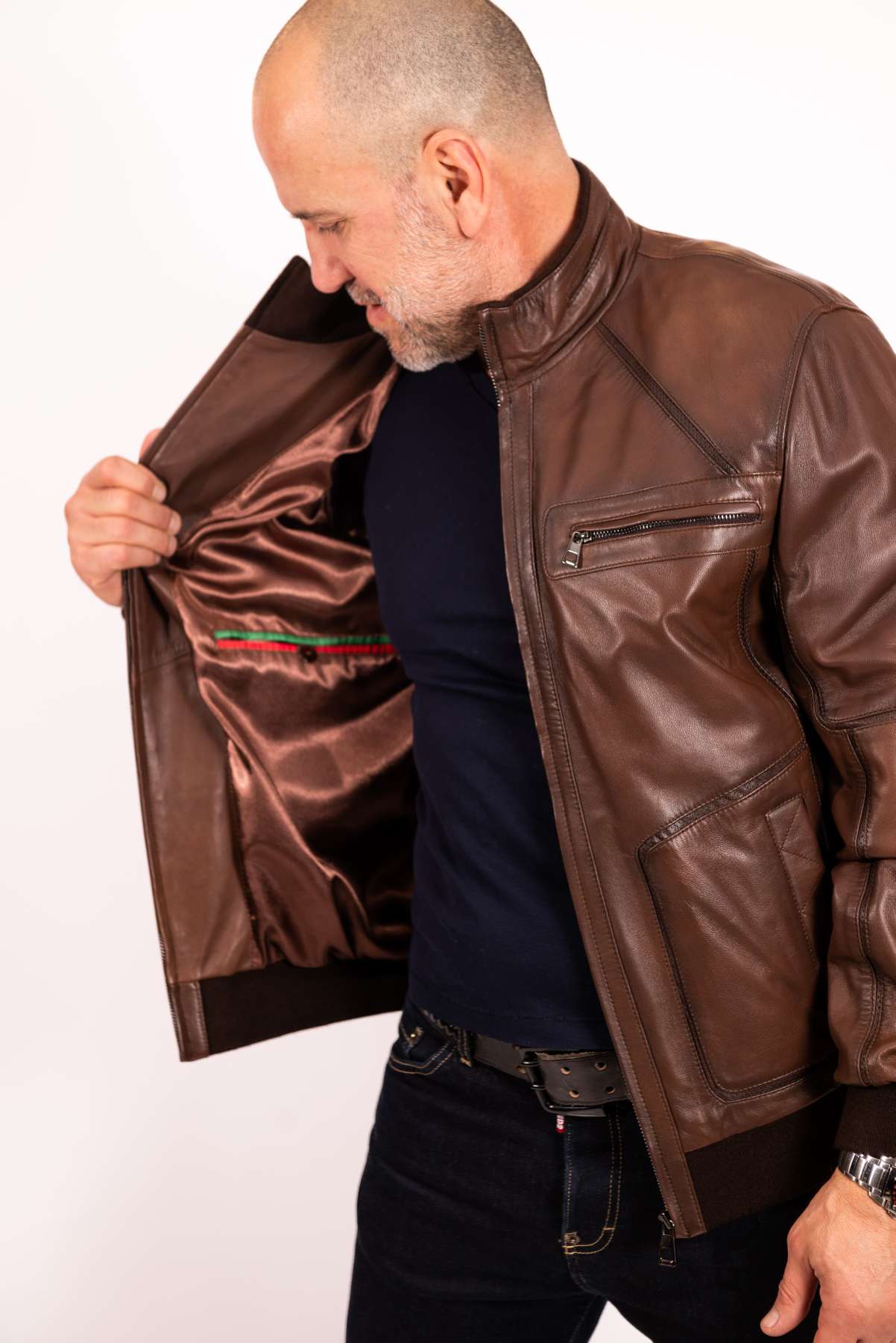 Danny | Herren-Bomberjacke aus Leder