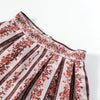 Oktoberfest Bayerischer rosa Midirock mit Blumenmuster