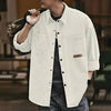 Gianni™ - Großes Hemd im klassischen Vintage-Look - Beige / M