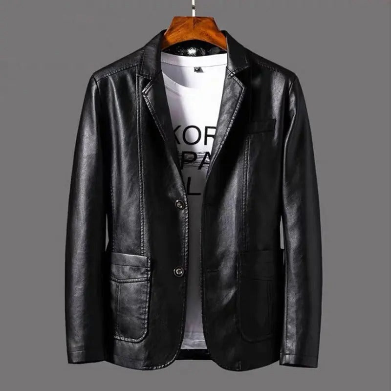 WildRider™ | Stylische Lederjacke für Männer - Schwarz / M
