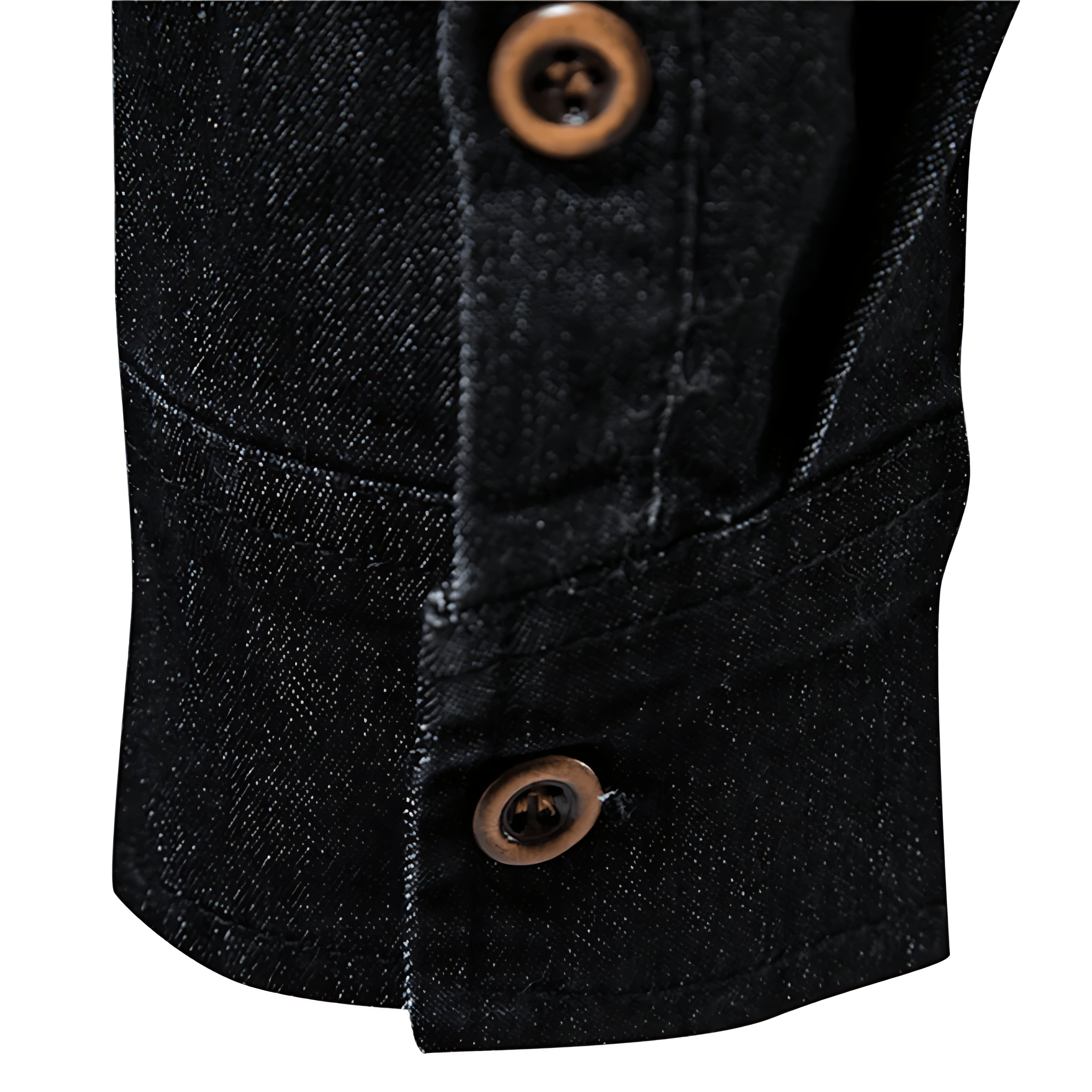 Astra - Denim Hemd - Schwarz / S