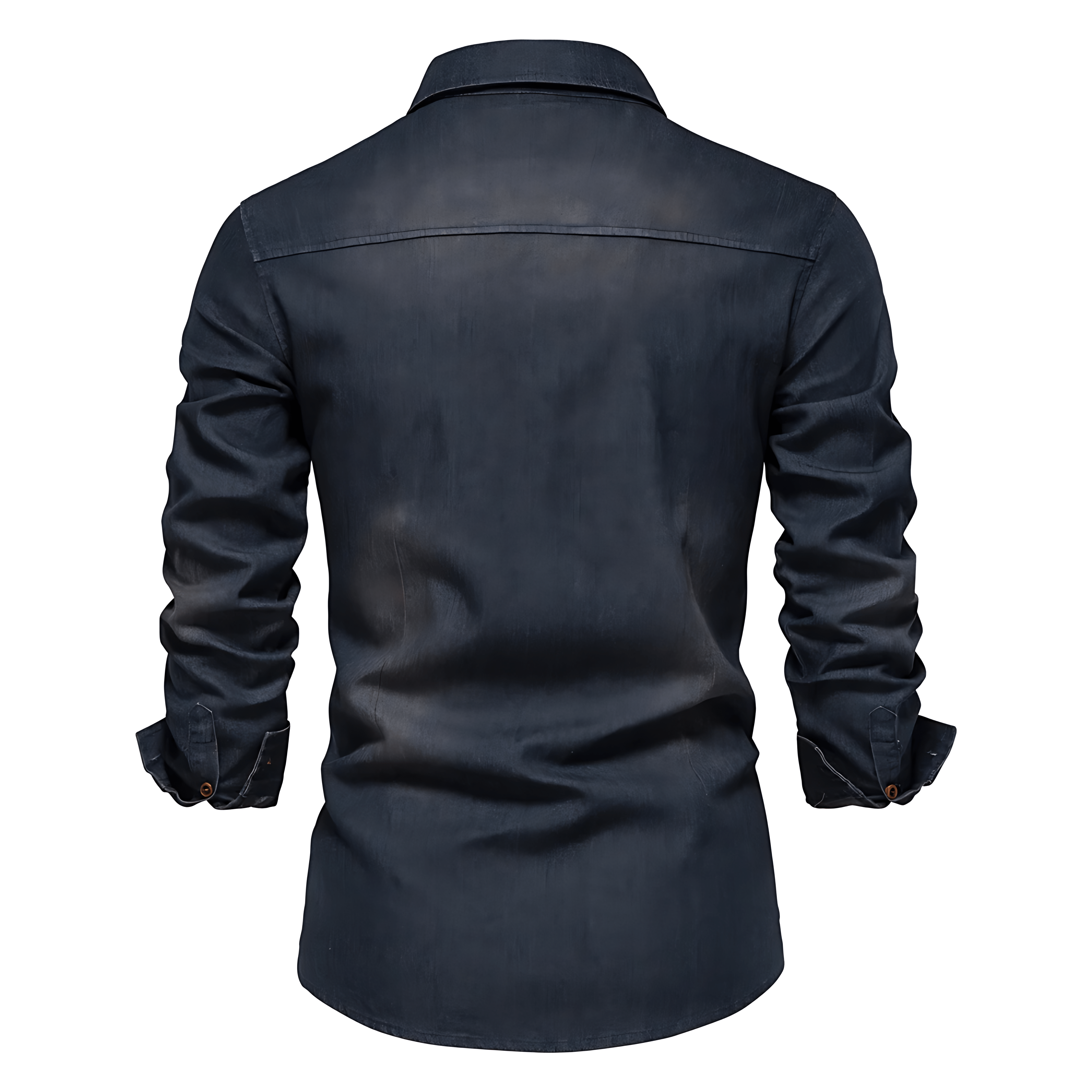 Astra - Denim Hemd - Schwarz / S