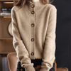 Luxara | Bequemer und stilvoller Cardigan - S / Braun