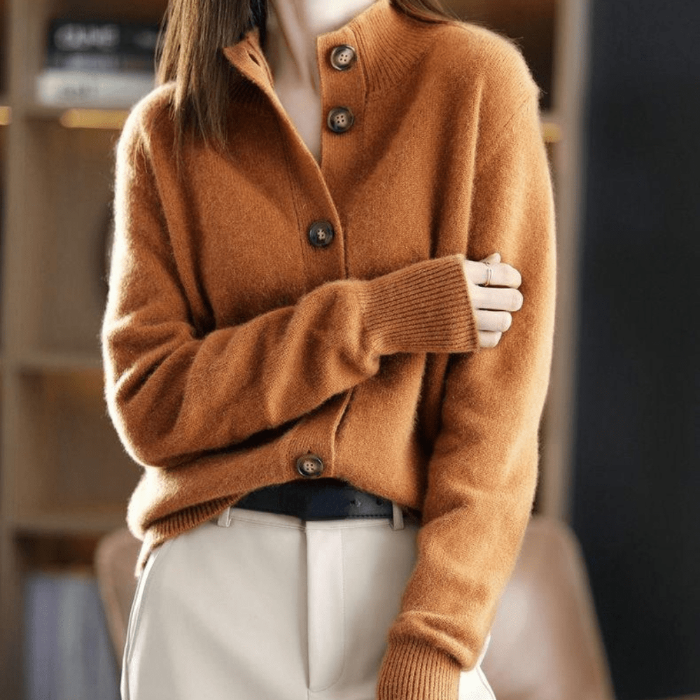Luxara | Bequemer und stilvoller Cardigan - S / Beige