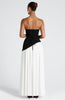 Laura | Elegantes trägerloses Maxikleid für Damen