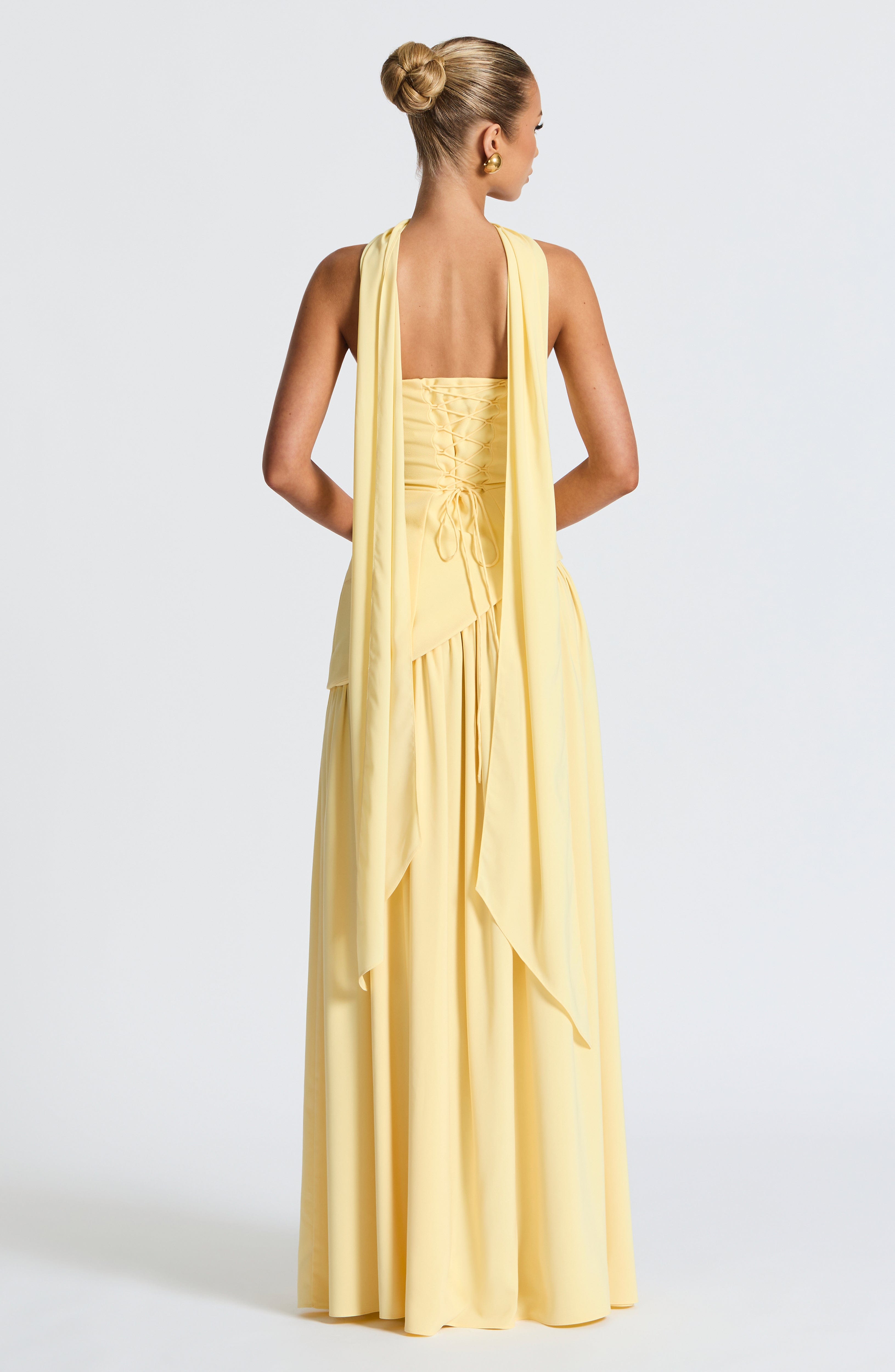Laura | Elegantes trägerloses Maxikleid für Damen