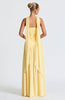 Laura | Elegantes trägerloses Maxikleid für Damen