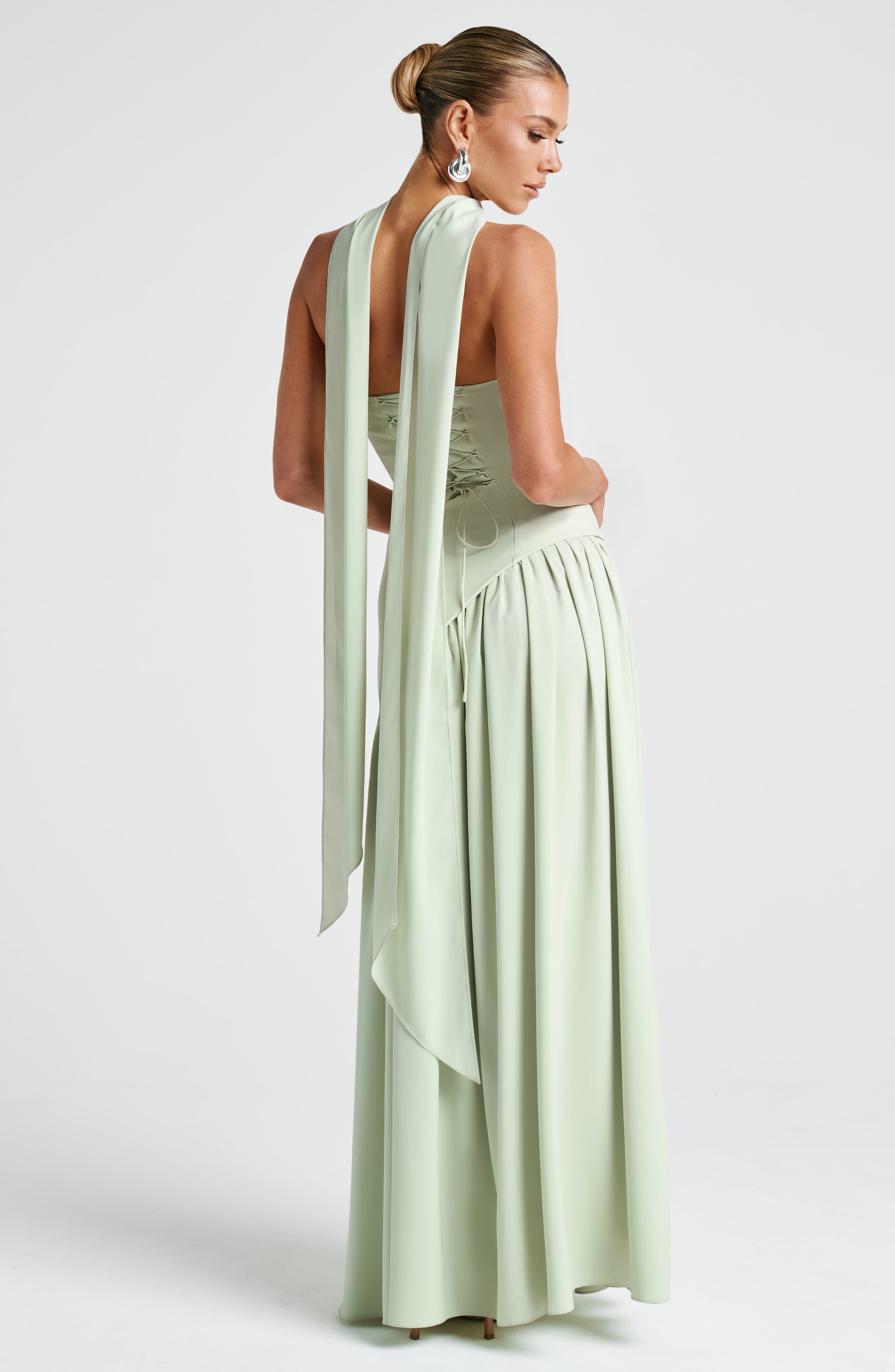 Laura | Elegantes trägerloses Maxikleid für Damen