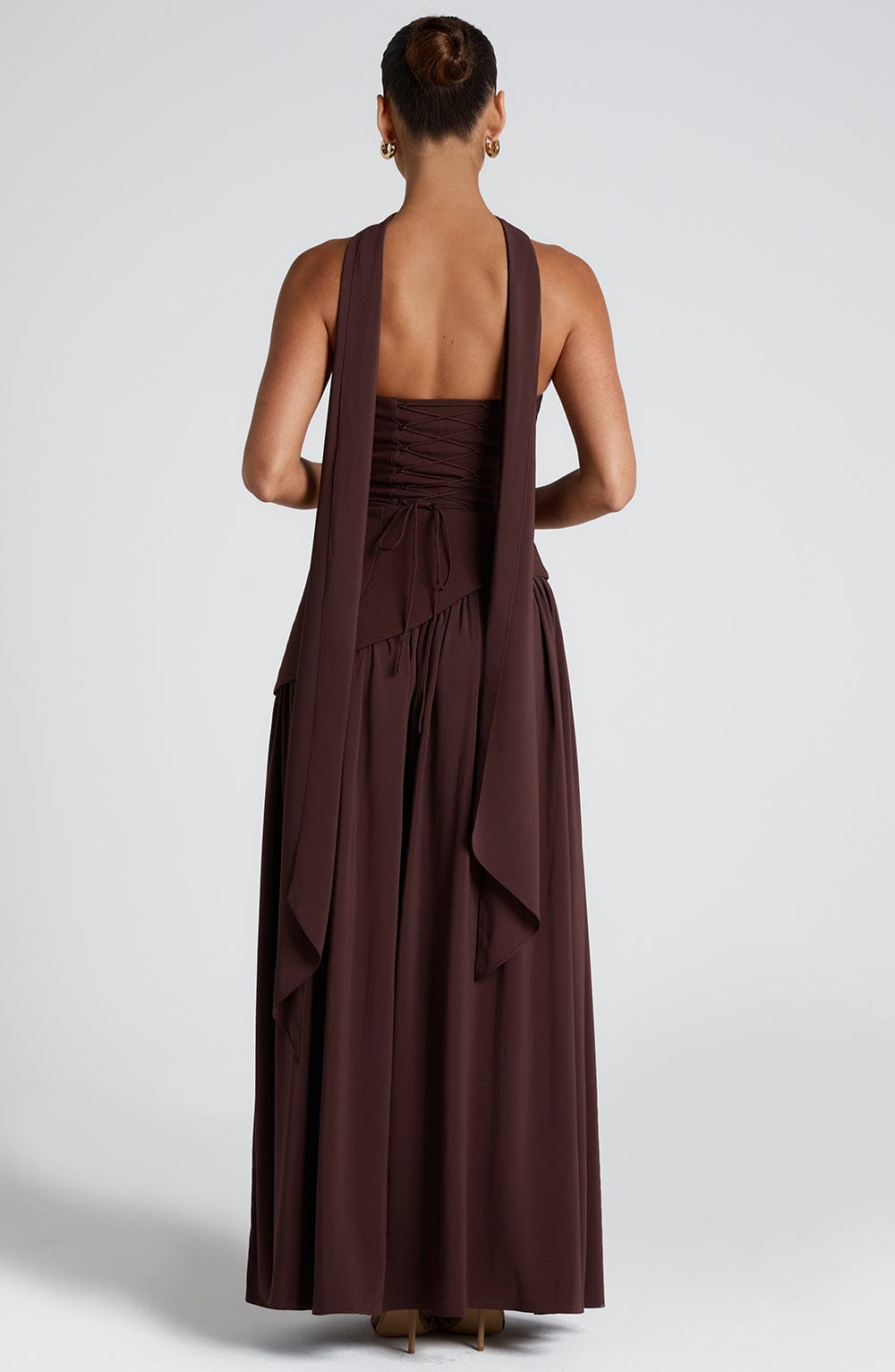 Laura | Elegantes trägerloses Maxikleid für Damen