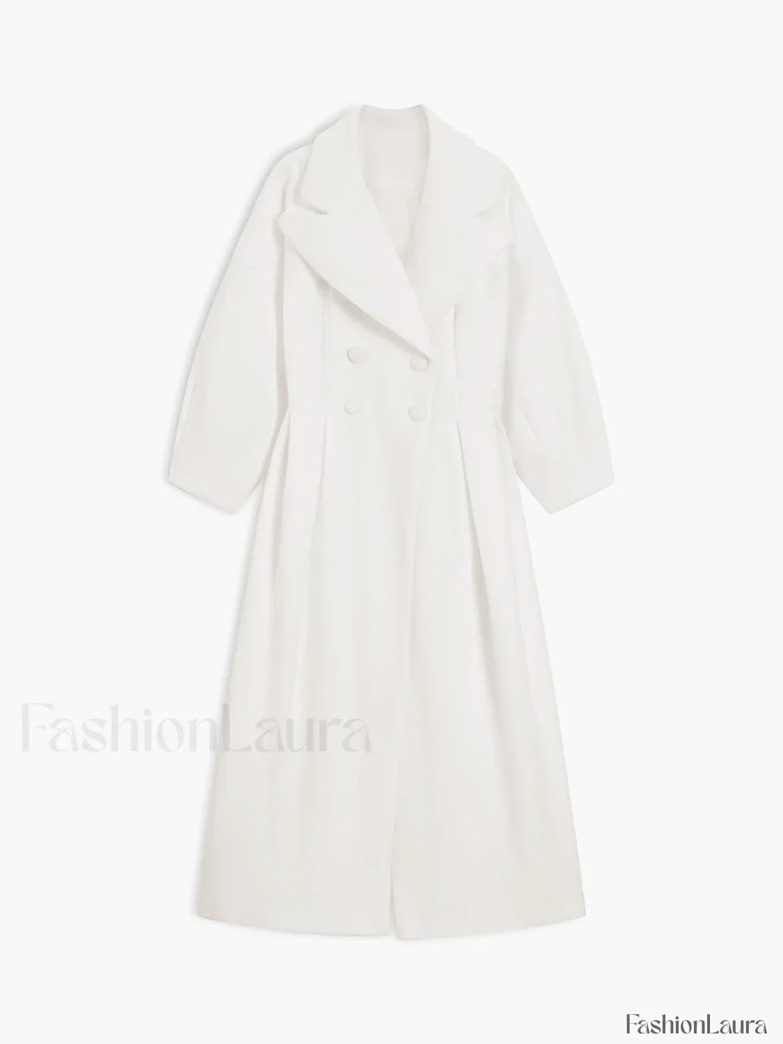 Claiza | Zeitloser Wickelmantel mit Ballonärmeln