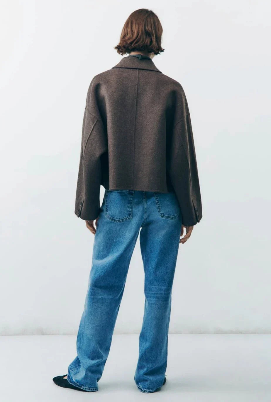 Zaille | Zeitlose Übergroß-Jacke mit klassischem Kragen