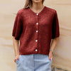 Mycah | Kurzärmelige Strickjacke