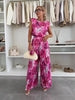 Klea | Chic Plissee Palazzo & Top Set