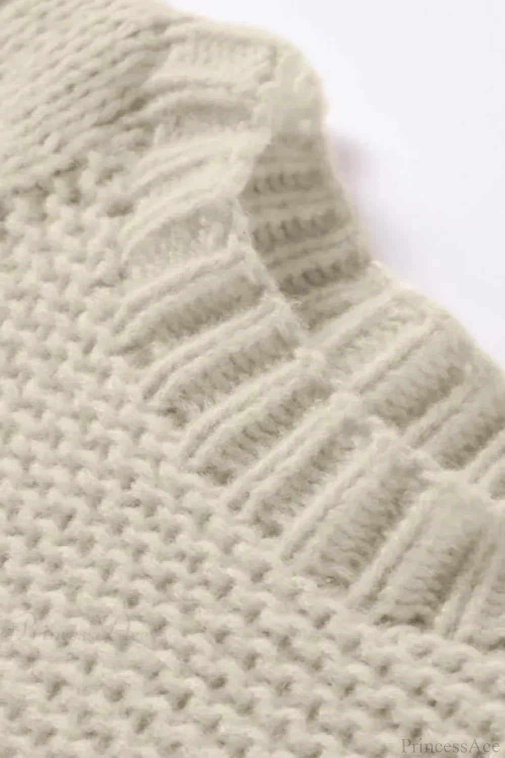 Maizha | Grobstrickpullover Mit Rundhalsausschnitt