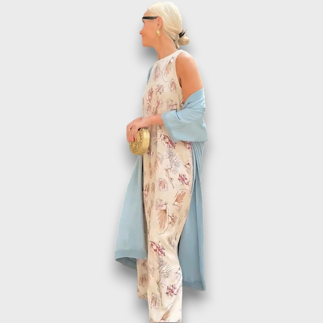 Alora™ | Maxikleid mit Strickjacke für den perfekten Look