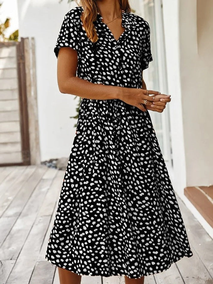 Maybelle | V-Ausschnitt-Kleid