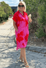 Tabitha | elegantes Kleid mit lebendigem Blumenmuster