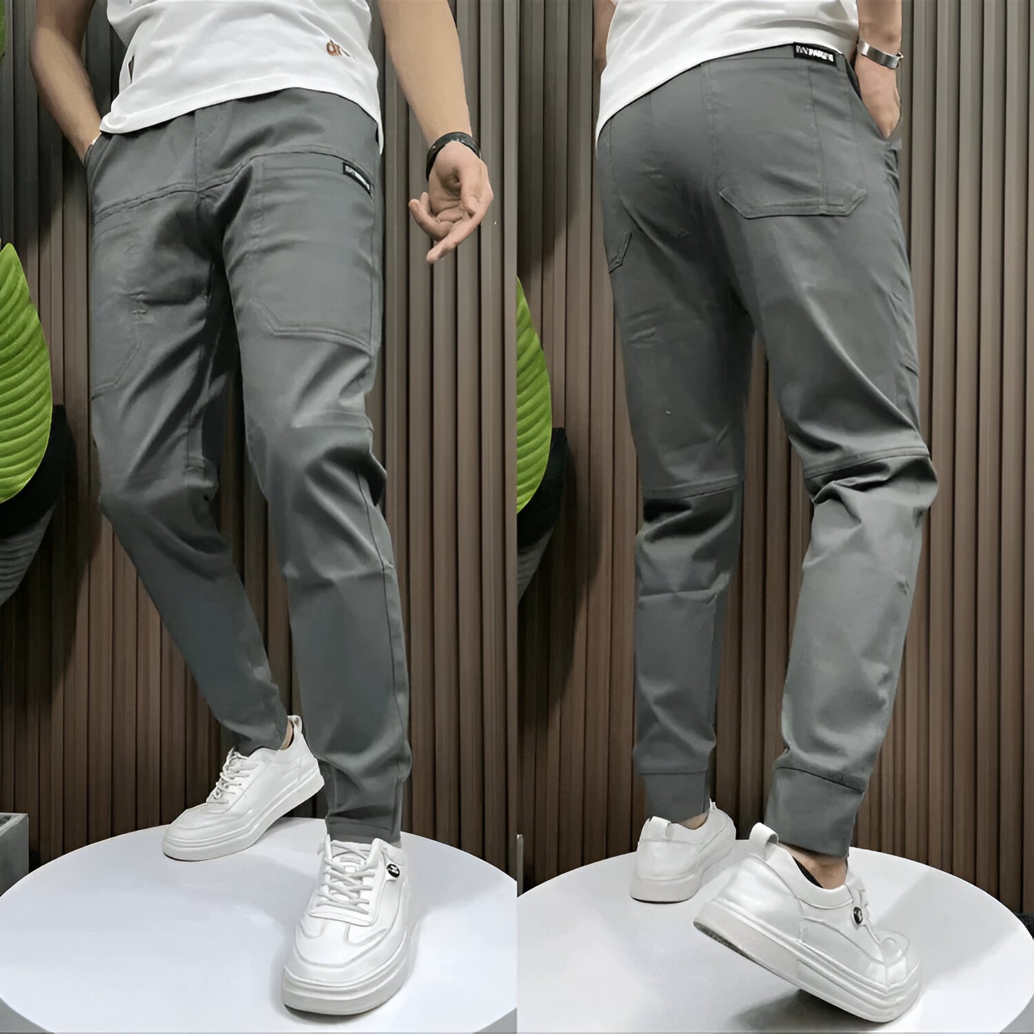 Enzo™ - Premium Stretch-Cargohose - Dunkelgrau / XS | 29 (50-60kg)