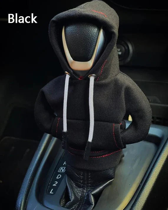Poko™ | Hoodie Auto-Schalthebelabdeckung - Gear shifter cover - Schwarz