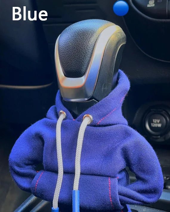 Poko™ | Hoodie Auto-Schalthebelabdeckung - Gear shifter cover - Blau