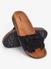 Henley | elegante Damen-Flip-Flops mit floralen Details