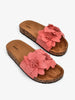 Henley | elegante Damen-Flip-Flops mit floralen Details