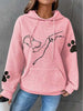 Sara | Bequemer und Warmer Kapuzenpullover für Damen - Rosa / S