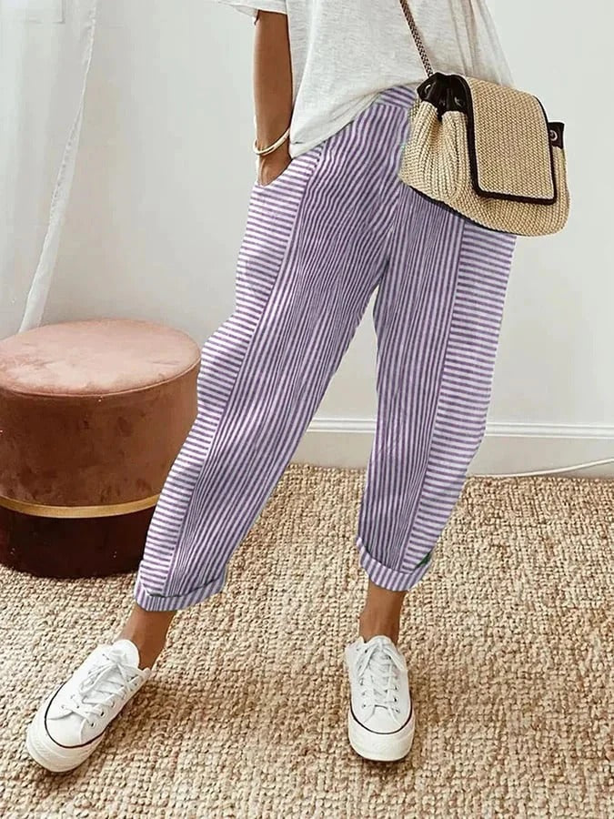 Millie | Bequeme gestreifte Hosen für Damen