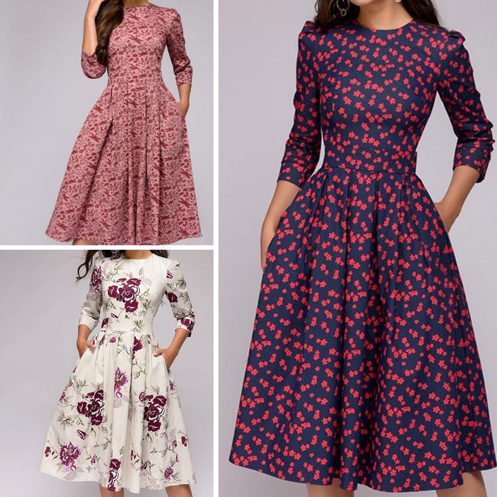 Eva | Modisches florales Kleid im Sommerlook