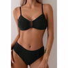Zariah | Strahlendes goldenes Bikini-Set für Damen